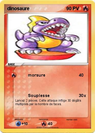 Pokemon dinosaure