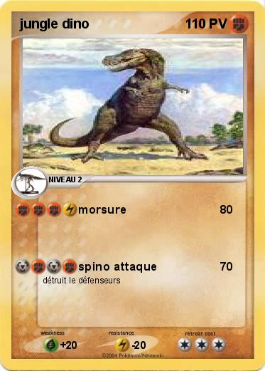Pokemon jungle dino