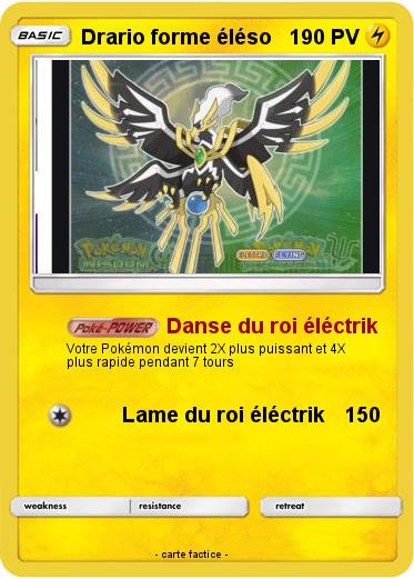 Pokemon Drario forme éléso