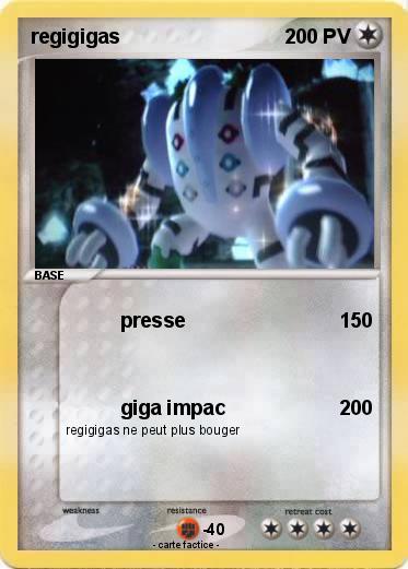 Pokemon regigigas