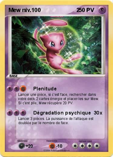 Pokemon Mew niv.100                       2