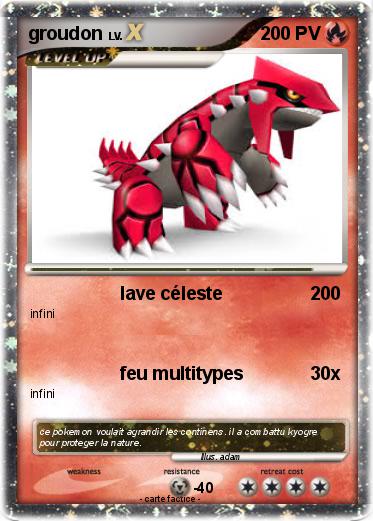 Pokemon groudon