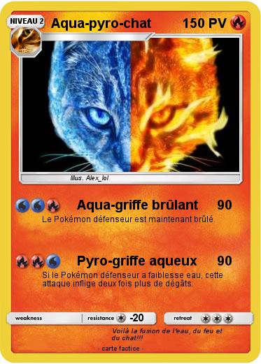 Pokemon Aqua-pyro-chat