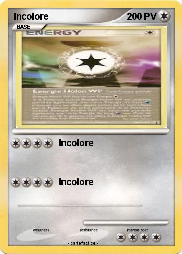 Pokemon Incolore