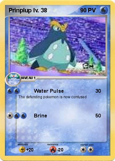 Pokemon Prinplup lv. 38