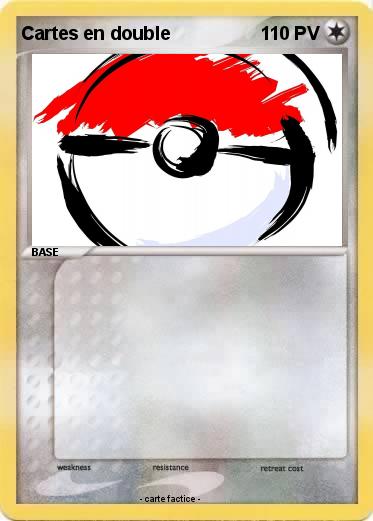 Pokemon Cartes en double