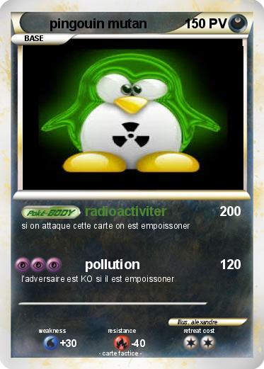 Pokemon pingouin mutan