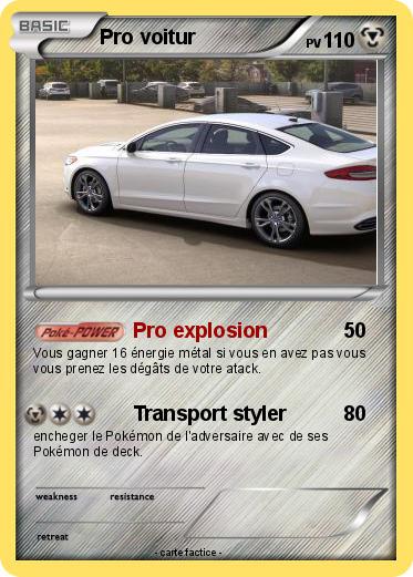 Pokemon Pro voitur