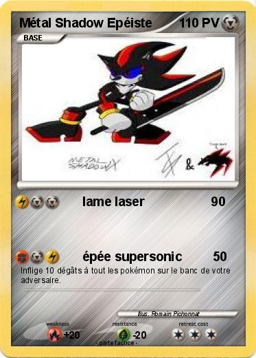Pokemon Métal Shadow Epéiste