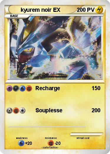 Pokemon kyurem noir EX