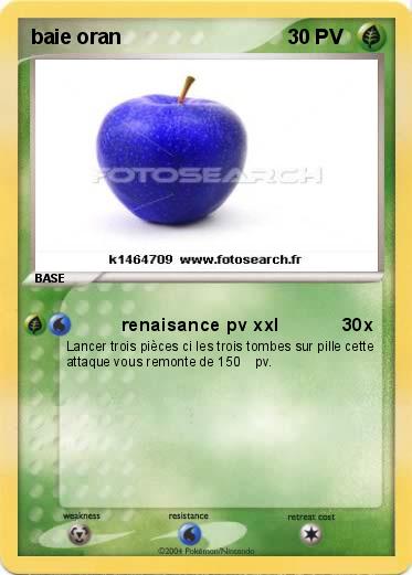 Pokemon baie oran 