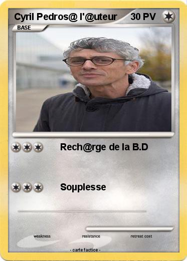 Pokemon Cyril Pedros@ l'@uteur