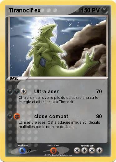Pokemon Tiranocif ex