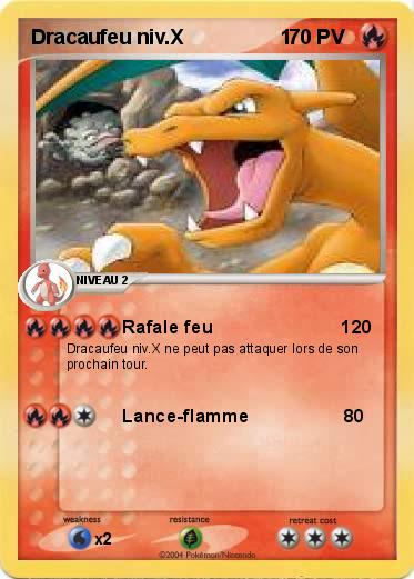 Pokemon Dracaufeu niv.X                 1