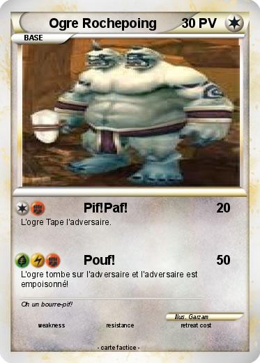 Pokemon Ogre Rochepoing