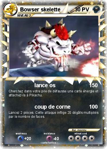 Pokemon Bowser skelette