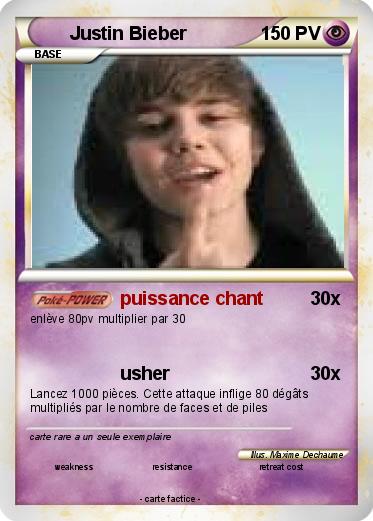 Pokemon Justin Bieber