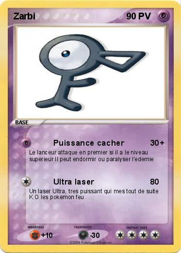 Pokemon Zarbi                                                                                                                 