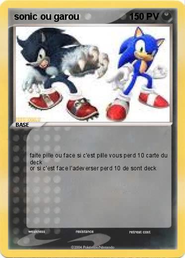 Pokemon sonic ou garou