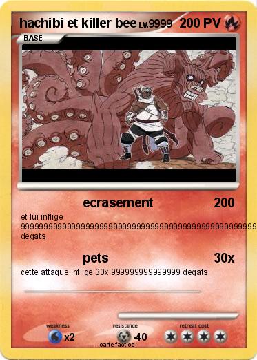 Pokemon hachibi et killer bee