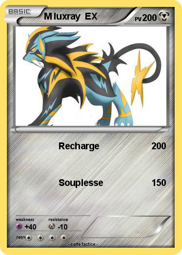Pokemon M luxray  EX