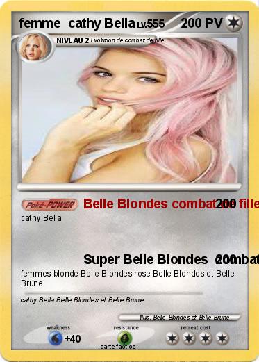 Pokemon femme  cathy Bella