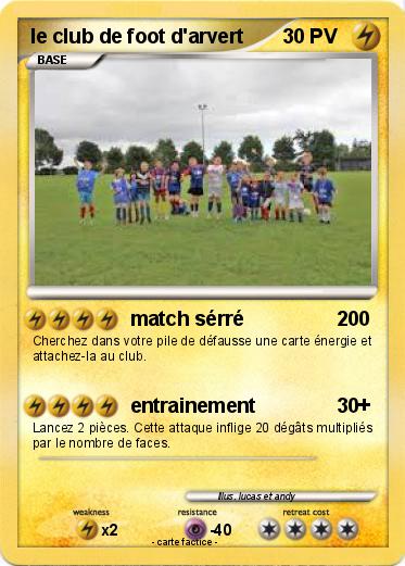 Pokemon le club de foot d'arvert