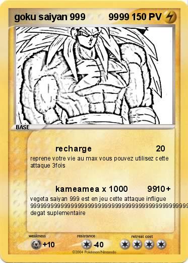 Pokemon goku saiyan 999         9999