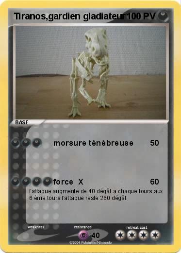 Pokemon Tiranos,gardien gladiateur
