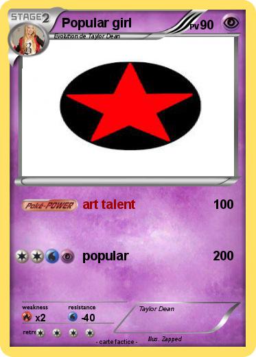 Pokemon Popular girl