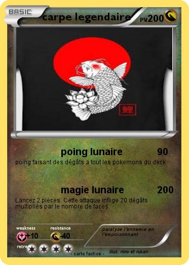 Pokemon carpe legendaire