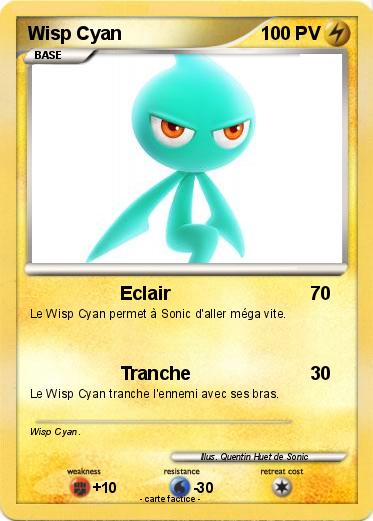 Pokemon Wisp Cyan