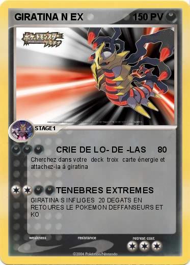 Pokemon GIRATINA N EX