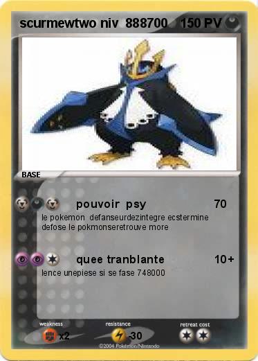 Pokemon scurmewtwo niv  888700