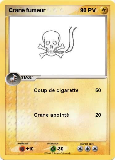 Pokemon Crane fumeur