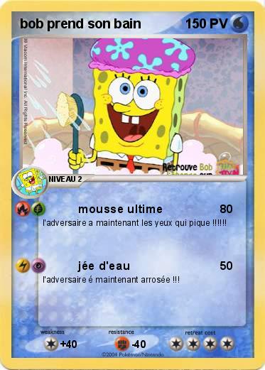 Pokemon bob prend son bain