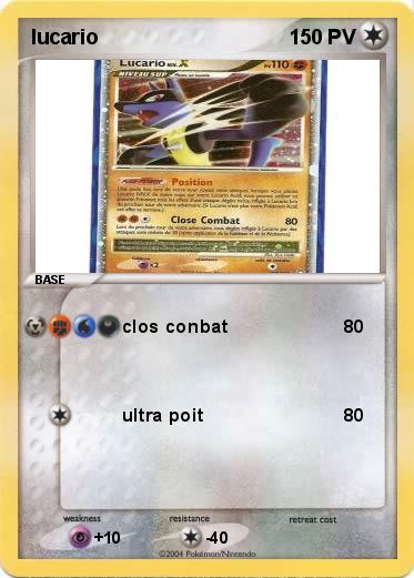 Pokemon lucario