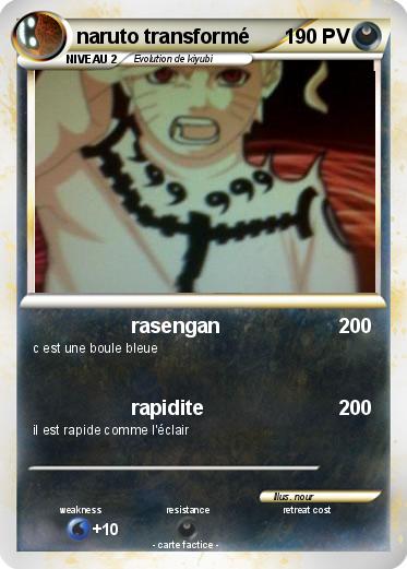 Pokemon naruto transformé
