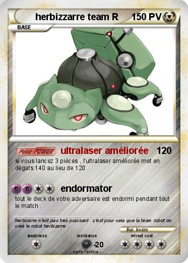 Pokemon herbizzarre team R