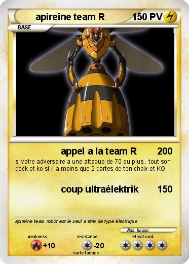 Pokemon apireine team R