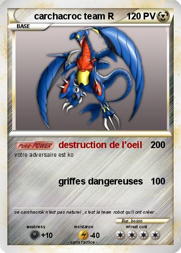 Pokemon carchacroc team R