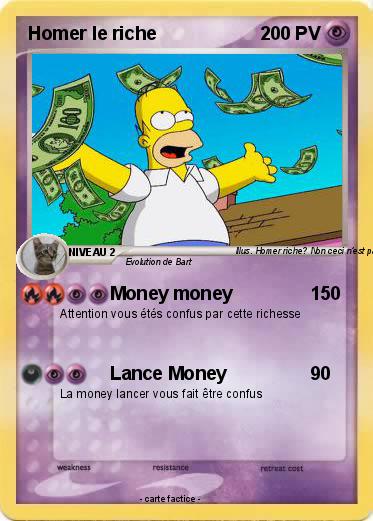 Pokemon Homer le riche