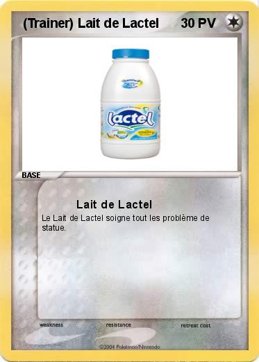 Pokemon  (Trainer) Lait de Lactel