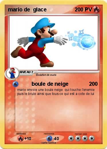 Pokemon mario de  glace