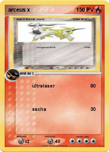 Pokemon arceus x