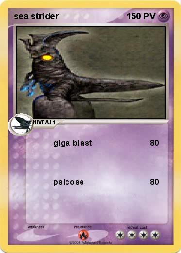 Pokemon sea strider