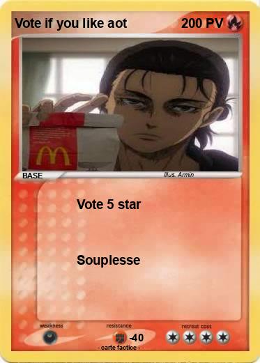 Pokemon Vote if you like aot