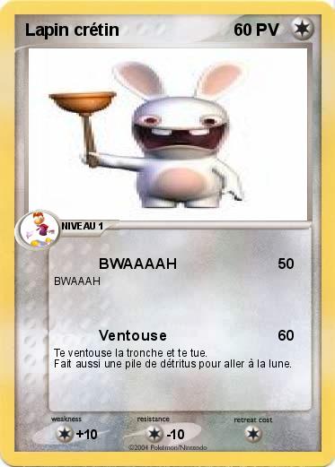 Pokemon Lapin crétin