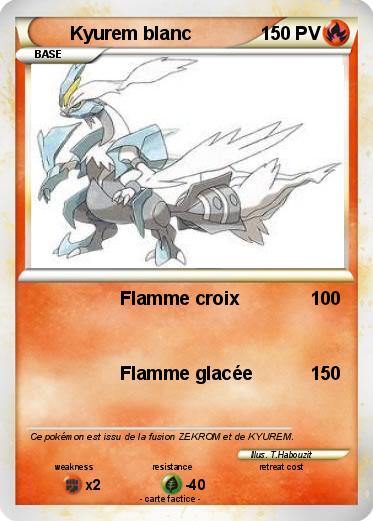 Pokemon Kyurem blanc