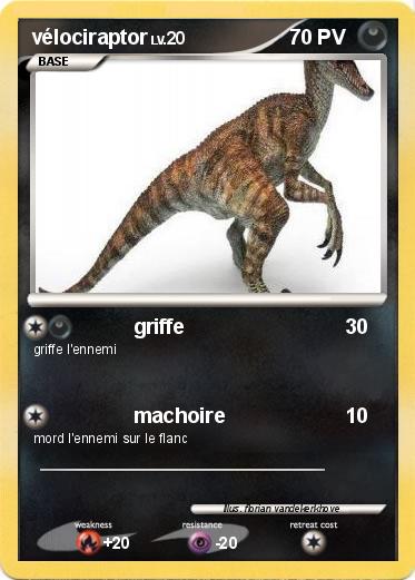 Pokemon vélociraptor